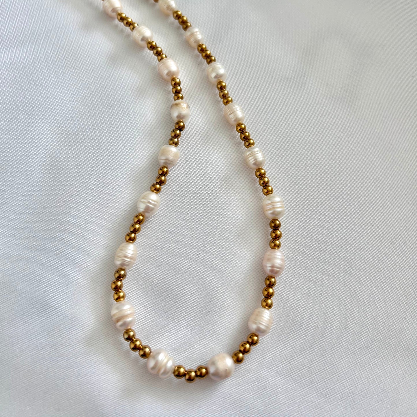 Pearls & Gold Necklace