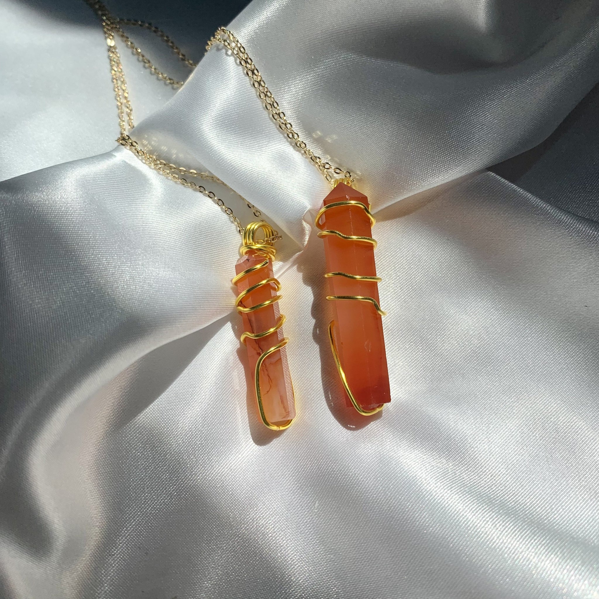 Crystal Cascade - Orange Necklace - Paparazzi Accessories – Bedazzle Me  Pretty Mobile Fashion Boutique
